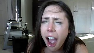 Anna Morna With Small Tit Gets Anal Cum On Her Face At