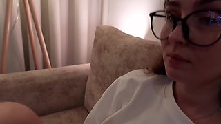 Hot Guy Pleased His Pretty Curvy Busty Brunette Stepmom With BJ & Sex While His Dad Was Busy