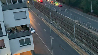 Glamino Girls Thirteen - Part 3 Kira Does Blow Job on the Balcony