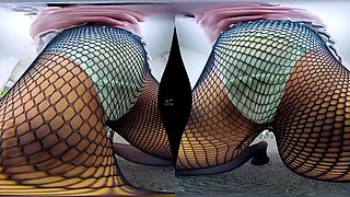 Close-Up Pantyhose & Foot Fetish VR - MAX-A