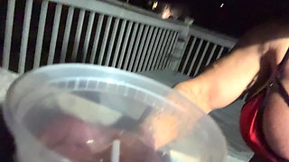 Kandys Smoking JOI Double Cig Cum Command
