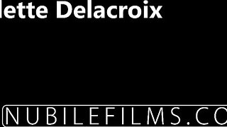 Watch harmonious Charlotte Stokely and Odette Delacroix's clip