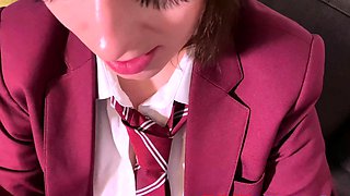 POV Schoolgirl Fuck and Creampie