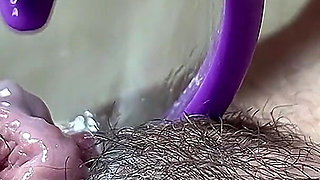 Vacuum Morning Masturbation, Wet Pussy with Cream Flowing Out, How Nice It Is