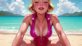 Blonde Housewife Fucks the Pool Boy