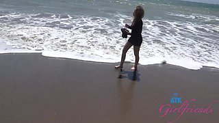 Selina Imai's Beach Passion in a Close-Up Moment