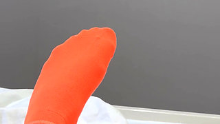 Lying on the Bed, I Stretched My Legs Out - Just Relaxing