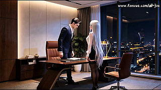 Office Secretary Gives CEO a Blowjob and More.... Episode 1 AI Generated