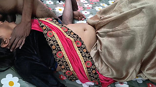 Indian Beautiful Bhabhi Big Boobs Chested on Husband and Enjoying Sex with Her Lover and Cumshot on Her Face