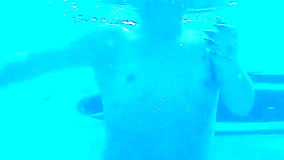 Naughty Brazilian Babe Chilling in the Pool