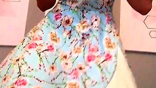 Amateur blondie solo anal masturbation