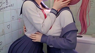 Girl Kissing Cosplay Anime Compilation