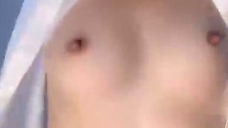 Shy but very cute japanese teen solo fresh pussy playing fun