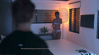 Being a Wife (v1.220p) - P9 - the Cheating Wife Cuckolds Her Husband While on a Phone Call and Gets Caught by Her Stepson