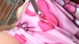 My stepfather masturbates with me