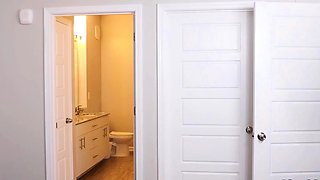 Ally Berry Bathroom Blowjob and Fuck