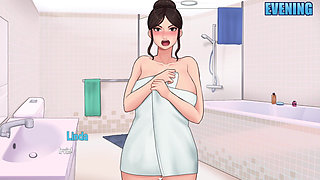 Step Stepmom Linda Allows Stepson to Touch & Squeeze Her Big Jiggling Boobs