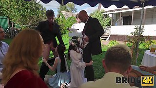 Bride4K. The Secret To A Blessed Marriage Is The Brides Large All-natural Melons