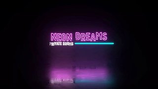 Nexus 3 Neon dreams. Cyberpunk sex with busty brunette. Extreme deepthroat