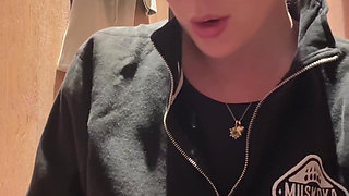 Cumming Hard While in the Change Room!! Hoping I Don't Get Caught!