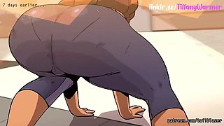 TiffanyWarmer Leg Day Fantasy Fuck in HD Pantyhose