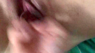 First she squirts, then she delights me with a wonderful blowjob and finally a beautiful cum