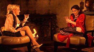 Lexxi Tyler Licks Holly Wellins Pussy in Erotic Lingerie