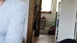 Emmy socks footjob and handjob