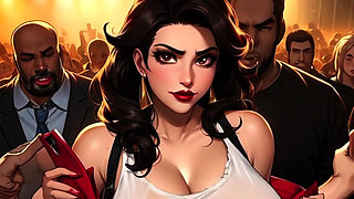 Big Ass MILFs Get Fucked in a Mosh Pit