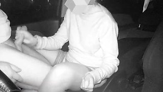 French Teacher Misscreamy Public Blowjob and Hard Fuck in School Parking Almost Caught
