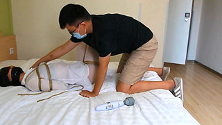 Whh09 - Pure White Stockings Bondage, and Orgasm