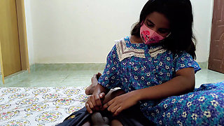 Step-son make his step-mom pussy juicy and creampie__Desi XXX