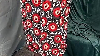 Mrs Mature Feet Stripping Down to Her Big White Granny Pants 424