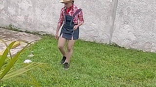 Perv Grandma Hires Young Gardener and Ends up Fucking Him Hard in the Ass