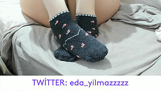 Foot- Foot Fetish- Turkish Foot- Turkish Foot Fetish- Socks- Short Socks- Turkish Porn- Turkish MILF- Turkish Owner