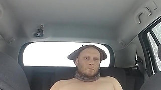 Back Seat of the Car in Parking Slot