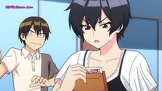 Hentai Anime Schoolgirl Caught in Library & Intense Public Encounter