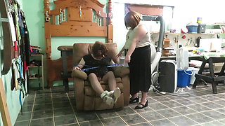 Bebe does sissy training with oral to new sub Brittney