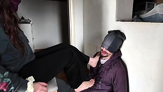 Miss ZetaMoon - No Stop Foot Gagging With Wrapped Crying