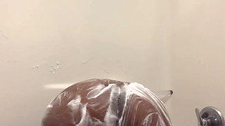 In the Shower Washing My Sexy Chubby Body