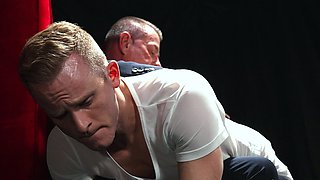 DILF dominates twink with toys