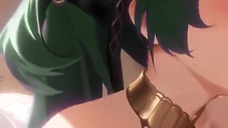 Iuno Wuthering Waves Missionary Sex Creampie and Blowjob Hentai Mmd 3D Dark Green Hair Color Edit Smixix