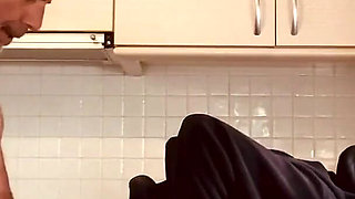 Little Black Hood Fucking in Her Kitchen