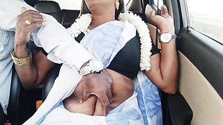 E -2, Full Video, Car Sex, Telugu Dirty Talks, Indian Beautiful Sexy Saree Housewife with Son in Law Romantic Journey