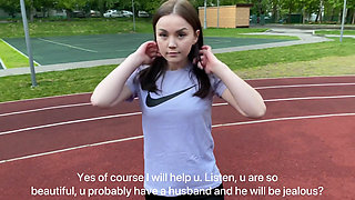 Teen Slut Blowjob and Fucking After Sport Instructions