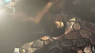 Group of Mature MILFs in a Glory Hole Gangbang