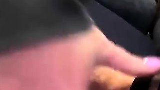 The beauty is having fun masturbating at work