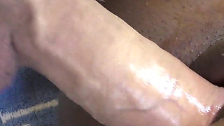 Ebony tight cunt for white penis and internal cumshot