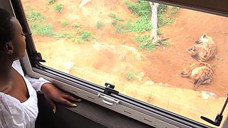 I knew my EBONY GF was excited about this trip