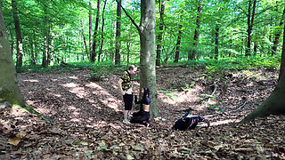 Extreme Outdoor Sex in a German Forest